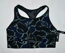 VICTORIA&#39;S SECRET Sport Blue Keyhole Sports Bra Large L NEW Active Gym Yoga - £19.21 GBP