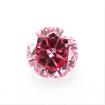 Real 0.15ct Natural Loose Fancy Intense Purple Pink Color Diamond GIA Round SI2 - £7,431.69 GBP