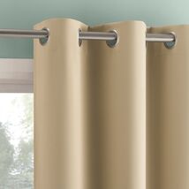 Sun Zero Tedrow 2pc 37x84 Blackout Grommet Curtain Panels Taupe - €15,66 EUR