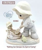 Precious Moments 603864 The Spirit of Caring by Enesco Little Girl &amp; Puppy - £14.97 GBP