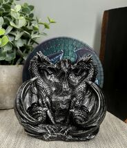 Ebros Dragon Fire Behemoth of The Skies Dual Dragons Fantasy Figurine Co... - $25.95