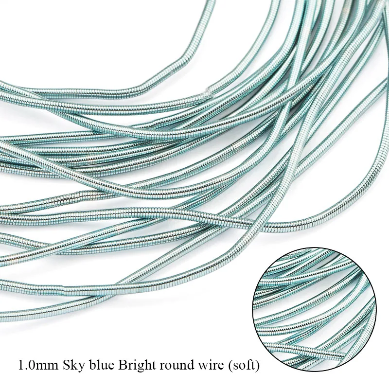 10g/bag Hard Silk Thread Sewing Embroidery Floss Kit DIY -sky blue Brigh... - €4,50 EUR