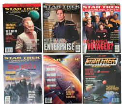 7 Star Trek Communicator Magazines Official Fan Club 103 104 106 135 130 96 (2x) - £14.46 GBP