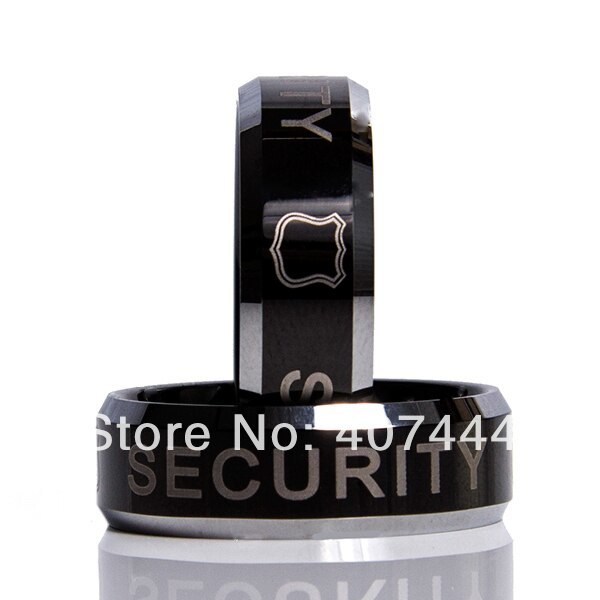 Primary image for Free Shipping New Hot Sales 8MM Black Two Tone Security Men's Fashion Tungsten C