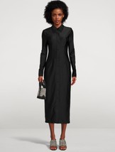 NEW AUTHENTIC Alexander Wang fitted shirt dress in active stretch $495 - £156.25 GBP+
