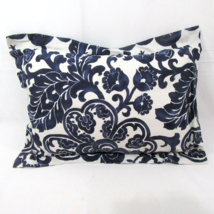 Tommy Bahama Colonial Hill Floral Navy Italian Decorative Pillow - £23.60 GBP