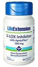 MAKE OFFER! 4 Pack Life Extension 5-LOX Inhibitor with ApresFlex 60 veg caps image 2
