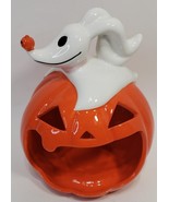 Nightmare Before Christmas Zero  Jack O Lantern Ceramic Candy Bowl - $55.19 CAD
