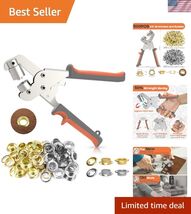 Grommet Kit , Grommet Tool Kit 3/8 Inch Grommets Eyelet Plier Set with 5... - $49.89