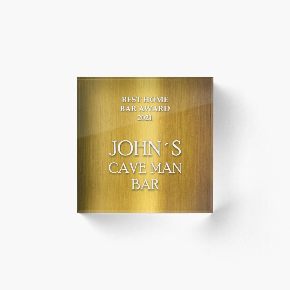 Dads cave man bar restaurant award 2021, best cooked meal drinks, Award chef - £55.06 GBP