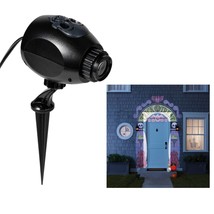 Hyde And Eek Cemetery Archway Halloween LEDLight Motion Projector Indoor/Outdoor - £17.37 GBP