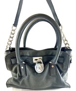 Michael Kors Dark Green Hamilton Slouch Satchel Pebbled Soft Leather Pad... - €51,26 EUR