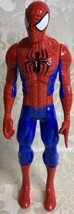 Hasbro 2013 Marvel 12 inch Ultimate Spider-Man Action Figure Red Blue Super Hero - £7.65 GBP
