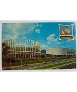 Ford Rotunda New York World&#39;s Fair 1964-65 Old Cars Chrome Postcard - £11.42 GBP