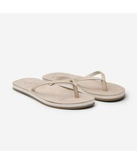 Hari Mari Peter Millar Flip Flop Sandal in Sand Leather $125, Sz 7, New! - $905.31 MXN