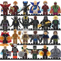 24pcs/set Marvel Avengers Infinity War Groot Stan Lee Tony Pepper Minifigures - £35.96 GBP