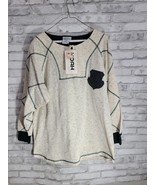 Vintage NOS New Mister Noah Plus Sz 40/20W women Green Off-White Sweatshirt - $456.75 MXN