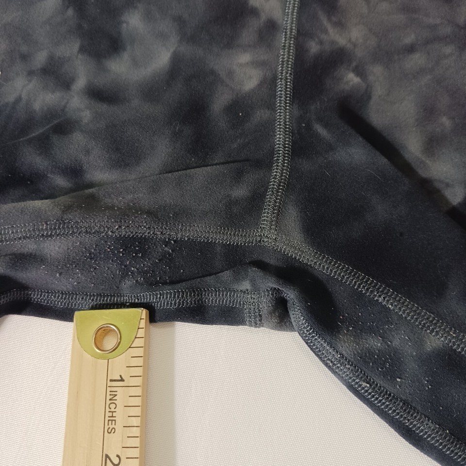 Lululemon Leggings RN106259 Z4 Women 6 Dyed Black & Gray Athleisure Yoga 26×28.5 Item image 2