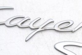 03-10 PORSCHE CAYENNE S TRUNK REAR EMBLEM BADGE E6387 image 3