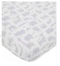 Carter&#39;s Modern Jungle Pals Fitted Crib Sheet in GreyT4103178 - £14.80 GBP