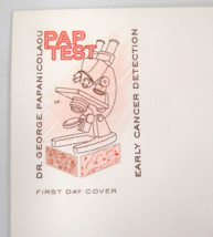 Pap Test FDC Farnam Cachet 1st Day Issue Early Cancer Detection Washingt... - $1.41