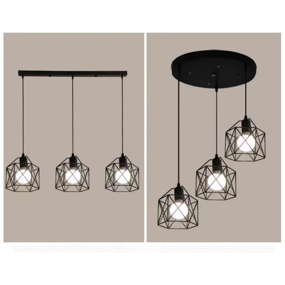 D chandelier simple modern personality living bar table bedroom dining decoration light thumb200
