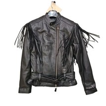 Harley Davidson Leather Jacket Womens Boone Fringed Size Small New NWT - £315.02 GBP