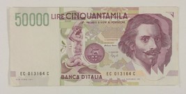 1995 Italy 50000 Lire &quot;Gian Lorenzo Bernini&quot; Extra Fine (XF) Pick#116b - $49.44