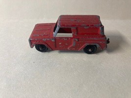 Vintage Tootsie Toy Red Diecast Panel Truck Chicago USA Collectible - £4.27 GBP