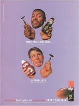 Green Bay Packers Brett Favre Reggie White 1997 Edge Pro Gel advertisement print - £3.31 GBP