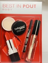 bellapierre cosmetics Best In Pout Lip Kit [RUBY] 4-Piece Set Lipstick Gloss - £15.88 GBP