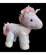 Dan Dee Unicorn Plush Hug Me Sparkle Rainbow Stuffed Animal Pink Mane &amp; ... - £6.69 GBP