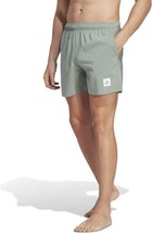 adidas Mens Solid 15.5&quot; Swim Shorts,Silver Green,X-Large - £28.13 GBP