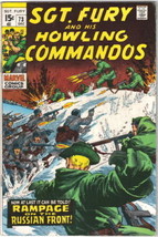 Sgt. Fury and His Howling Commandos Comic Book #73 Marvel Comics 1969 FINE - £7.70 GBP