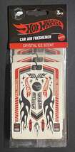 HOT WHEELS - 3 Pcs. CAR AIR FRESHENER - CRYSTAL ICE SCENT (NEW) - $25.99