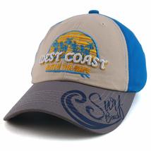 Trendy Apparel Shop West Coast Catch The Wave Embroidered Baseball Cap - Aqua St - £10.40 GBP+
