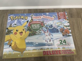 Pokemon Deluxe 2022 Holiday Advent Calendar Lights &amp; Sounds Pop-up 24 Days - £52.31 GBP