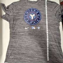 Chicago Cubs Nike T-Shirt Men&#39;s XXL Dri Fit Short Sleeve Gray MLB City C... - €17,28 EUR