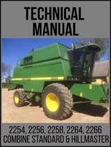 John Deere 2254 2256 2258 2264 2266 Combines (S/N From 067766) Manual TM4594 USB - £14.38 GBP