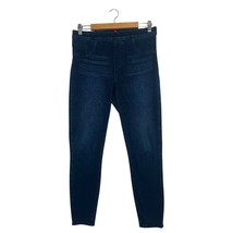 Spanx Skinny Jeans Womens Large Blue Jeggings Pull On Stretch Denim Pockets - $34.64