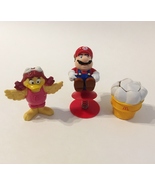 McDonald&#39;s Toys Birdie Super Mario Ice Cream Cone Transformer Lot 3 Coll... - $25.00
