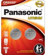 Panasonic CR2025 3.0 Volt Long Lasting Lithium Coin Cell Batteries in Ch... - $6.95