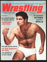 Wrestling Revue 2/1962-Vittorio Apollo-Big Bill Miller-Dick Beyer-Girl wrestl... - £59.13 GBP