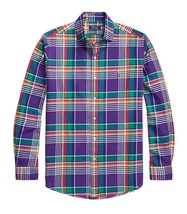 New Polo Ralph Lauren Men&#39;s Classic Fit Plaid Oxford Shirt Small Variety Color - £66.33 GBP