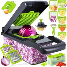 Vegetable Chopper - 14 In 1 Multifunctional Vegetable Chopper - Onion Profession - £21.49 GBP