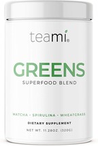 Teami Greens Superfood Powder, Immune Support Supplement, Super Greens Powder... - £23.87 GBP