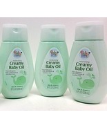 ( LOT 3 ) Moisturizing CREAMYBaby Oil Aloe &amp; Vitamin E 8 Oz Each - $30.91 CAD
