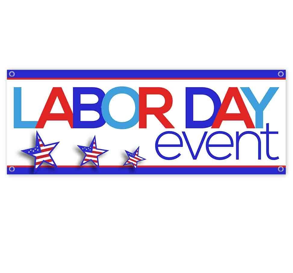 LABOR DAY EVENT CLEARANCE BANNER Advertising Vinyl  Flag Sign INV - $9.91