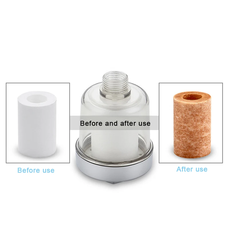 House Home Transparent Faucet Water Purifier PP Cotton Filter Shower Filter Hous - £19.66 GBP