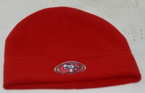 Primary image for NFL Team Apparel Licensed San Francisco 49ers Red Winter Cap